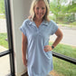 Bluebell Breeze Scallop Dress