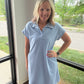 Bluebell Breeze Scallop Dress