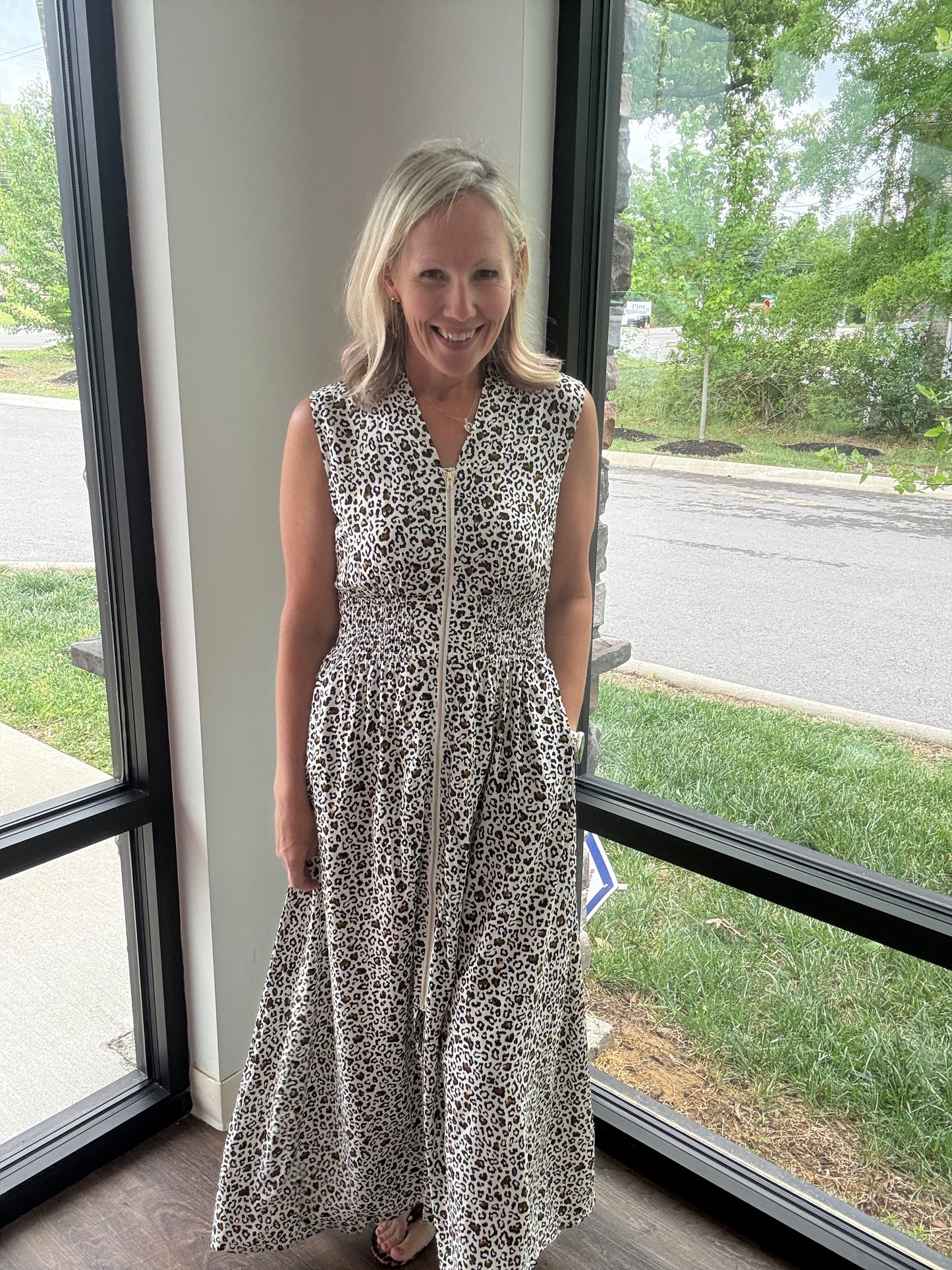 Wild Card Zip Dress