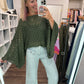 Pinstripe Path Wide Leg Jean