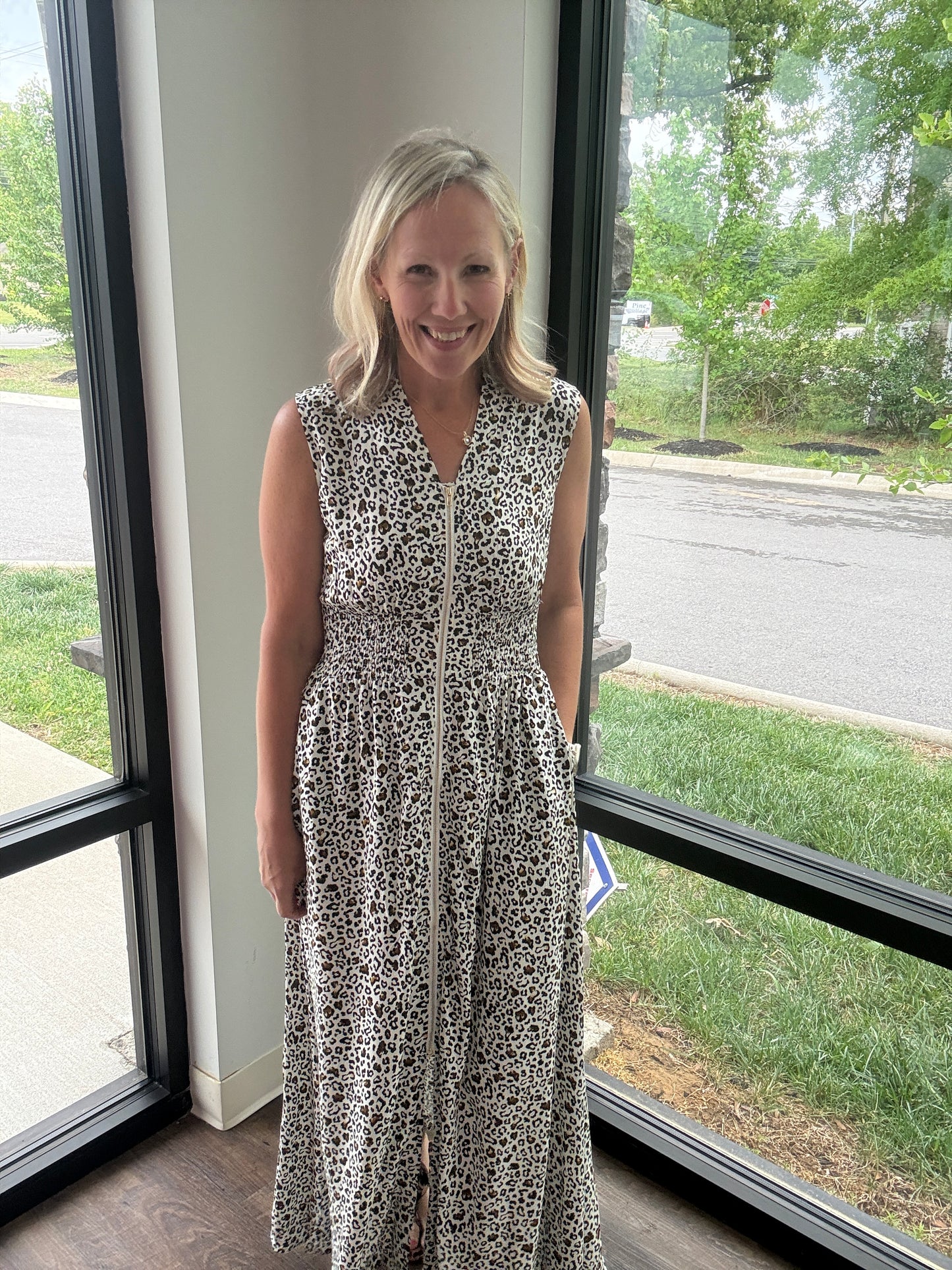 Wild Card Zip Dress