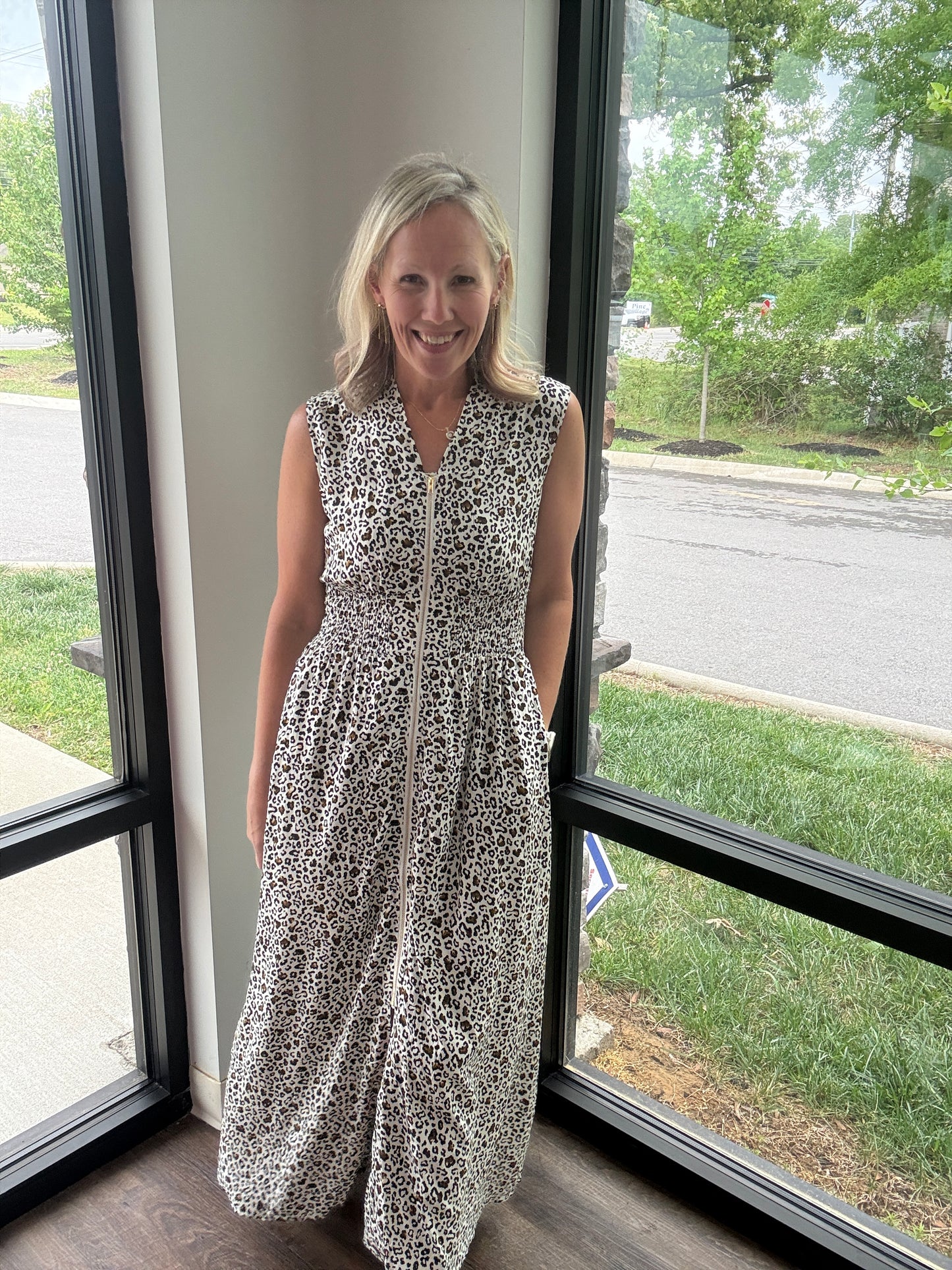 Wild Card Zip Dress
