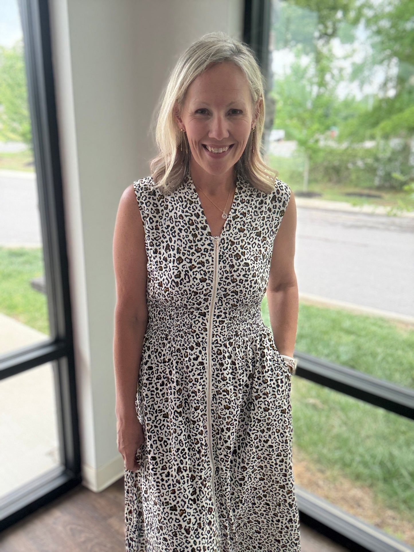 Wild Card Zip Dress
