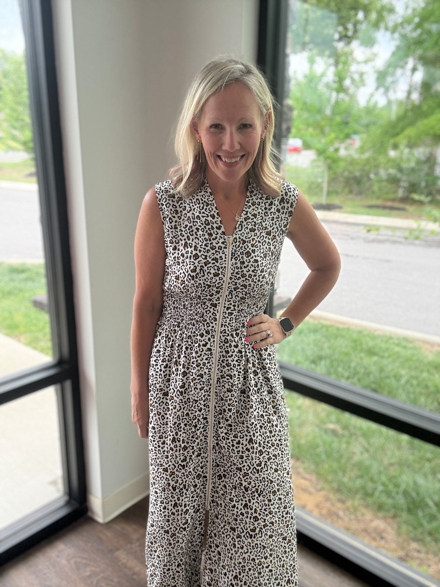 Wild Card Zip Dress