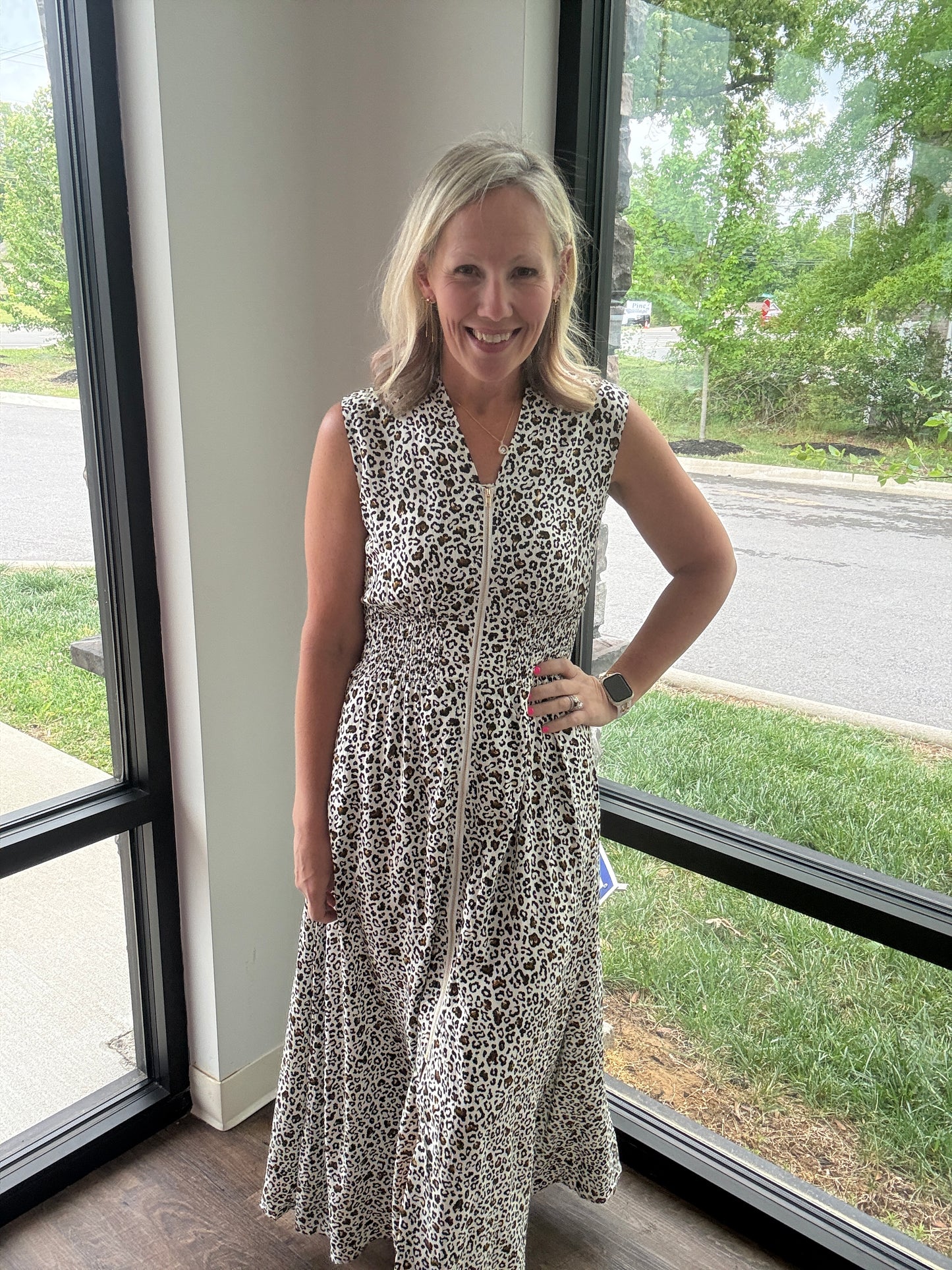 Wild Card Zip Dress