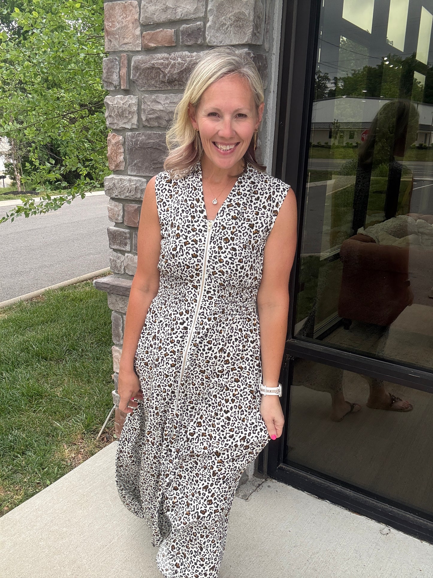 Wild Card Zip Dress