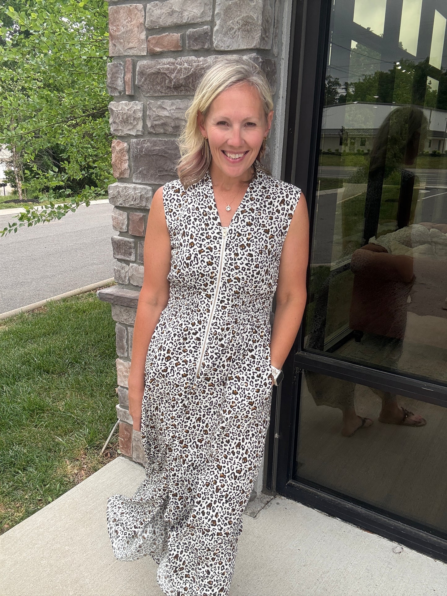 Wild Card Zip Dress