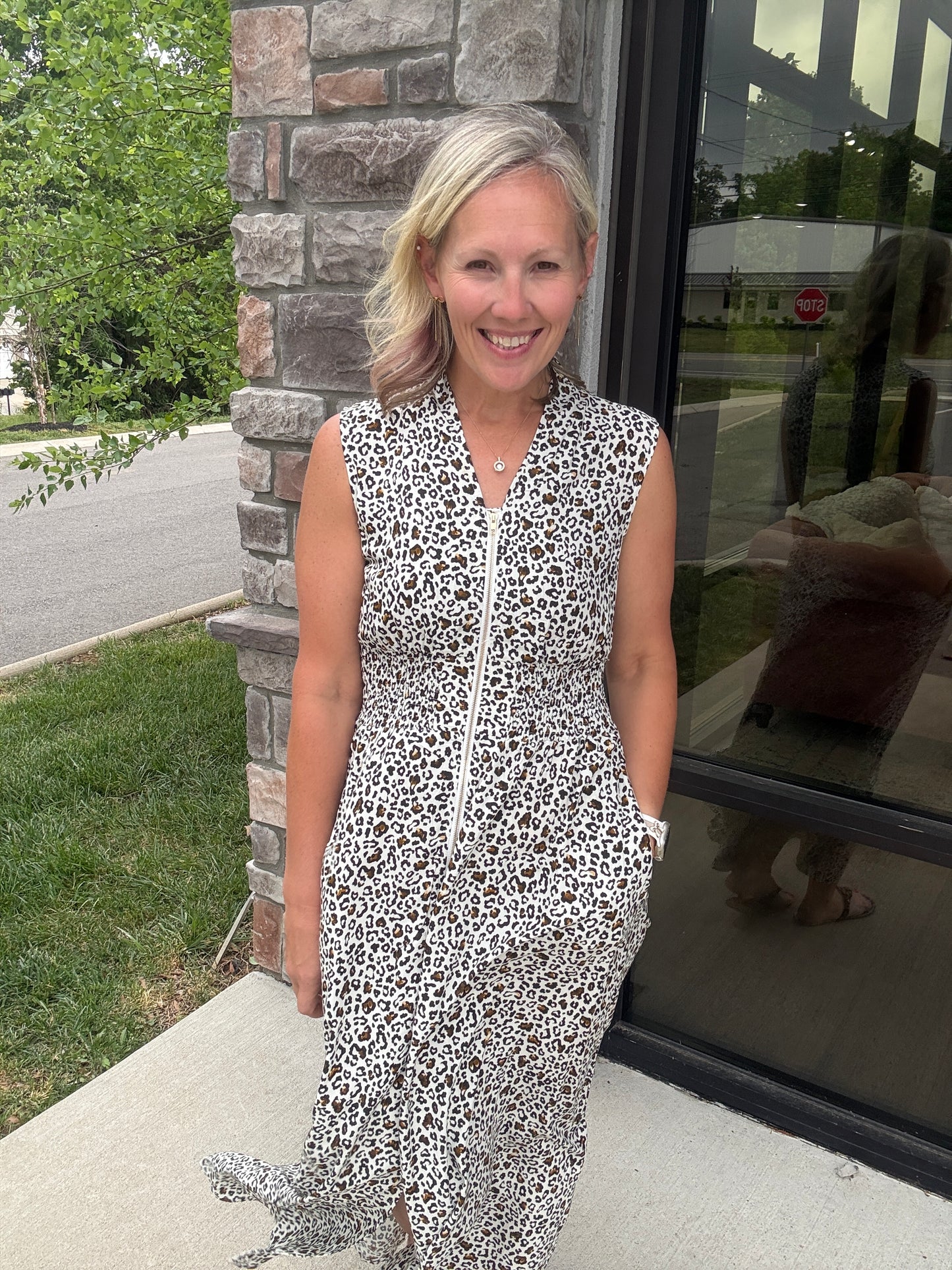Wild Card Zip Dress