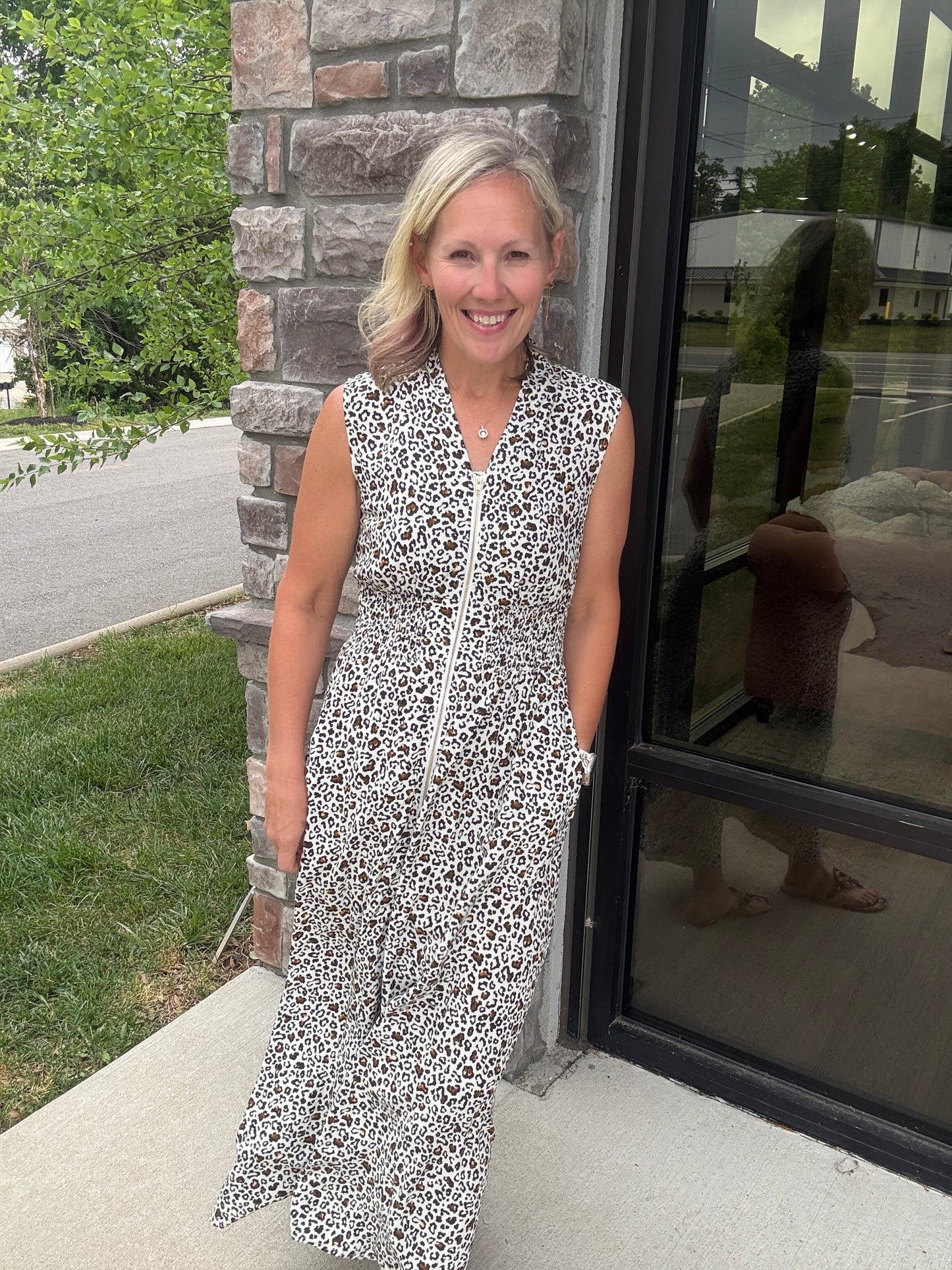 Wild Card Zip Dress