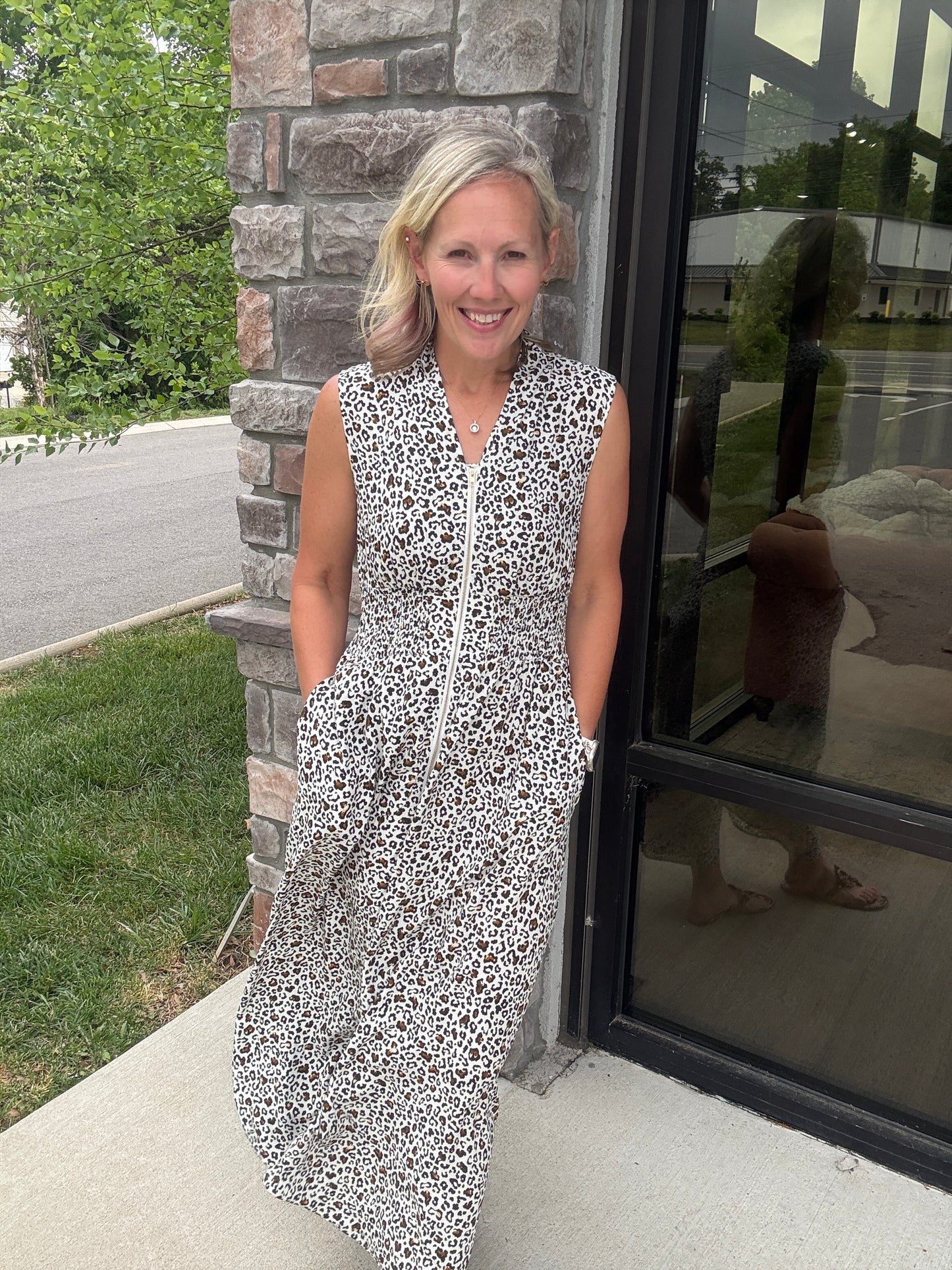 Wild Card Zip Dress