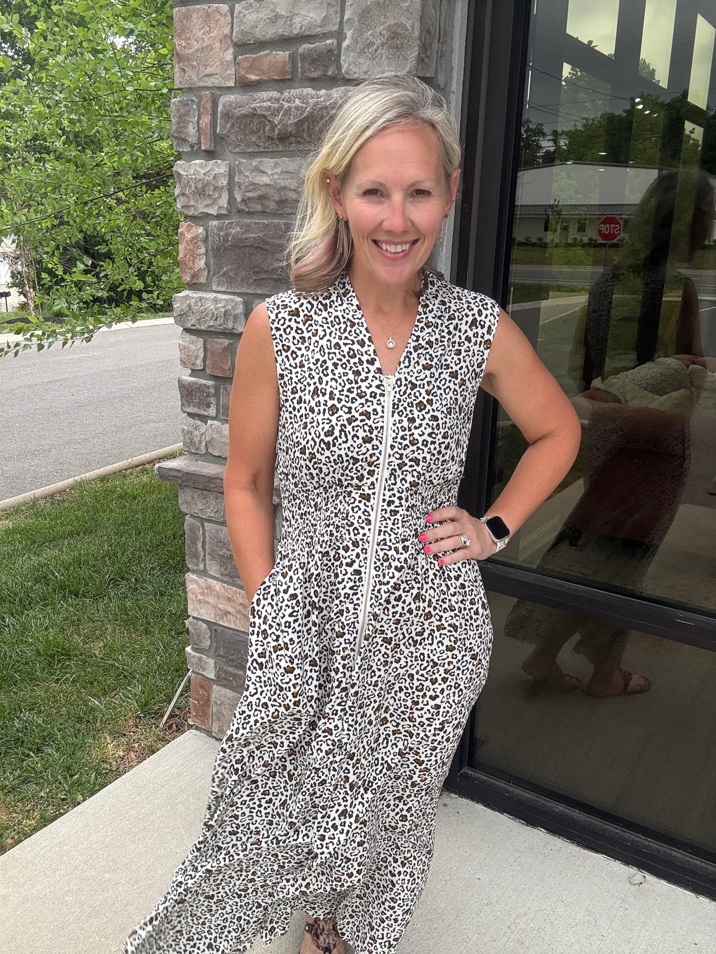 Wild Card Zip Dress