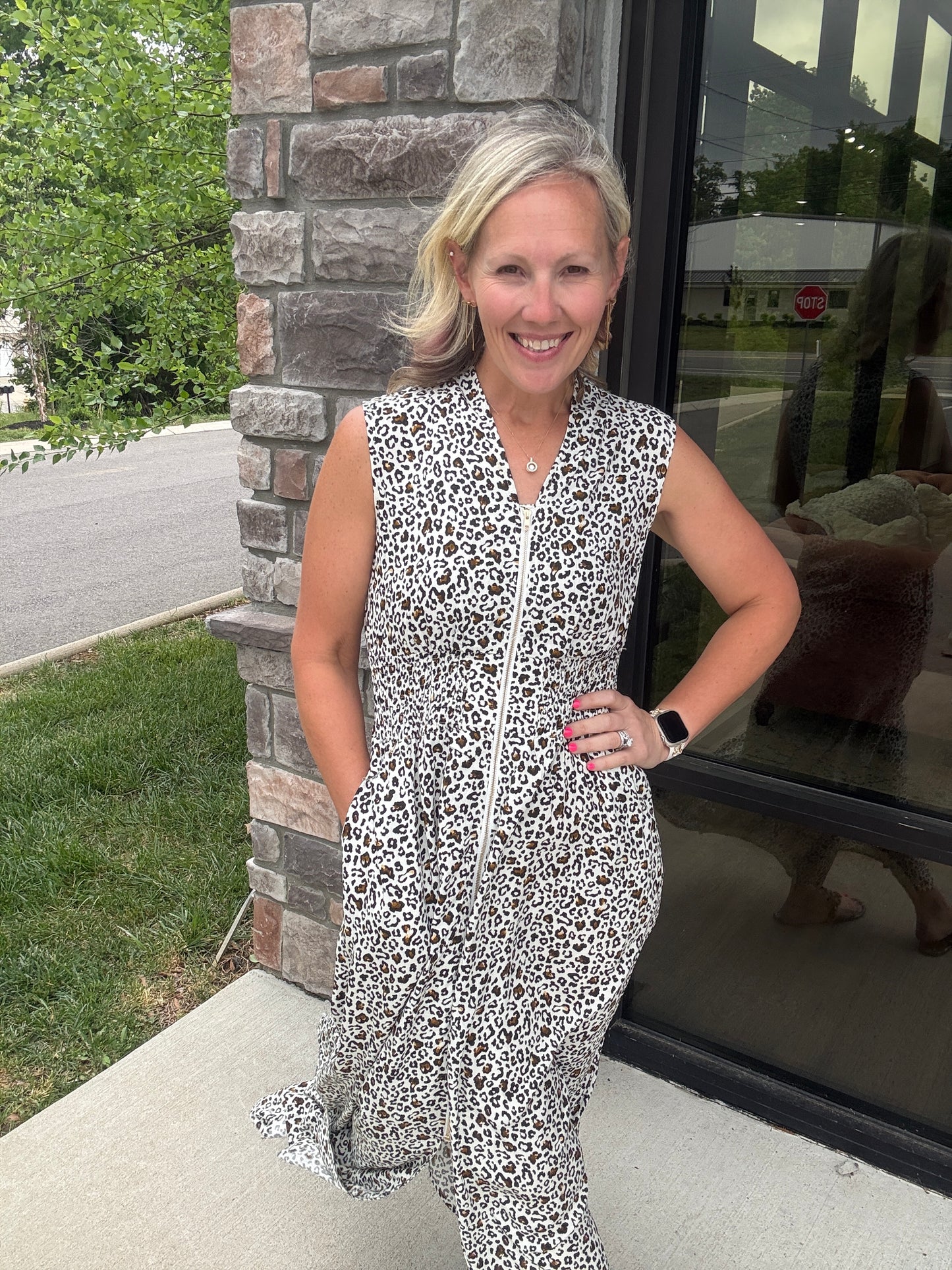 Wild Card Zip Dress