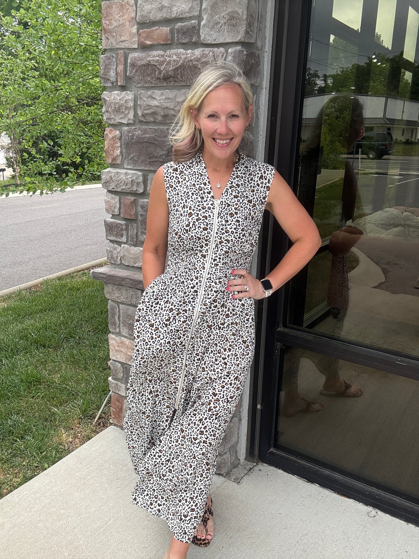 Wild Card Zip Dress
