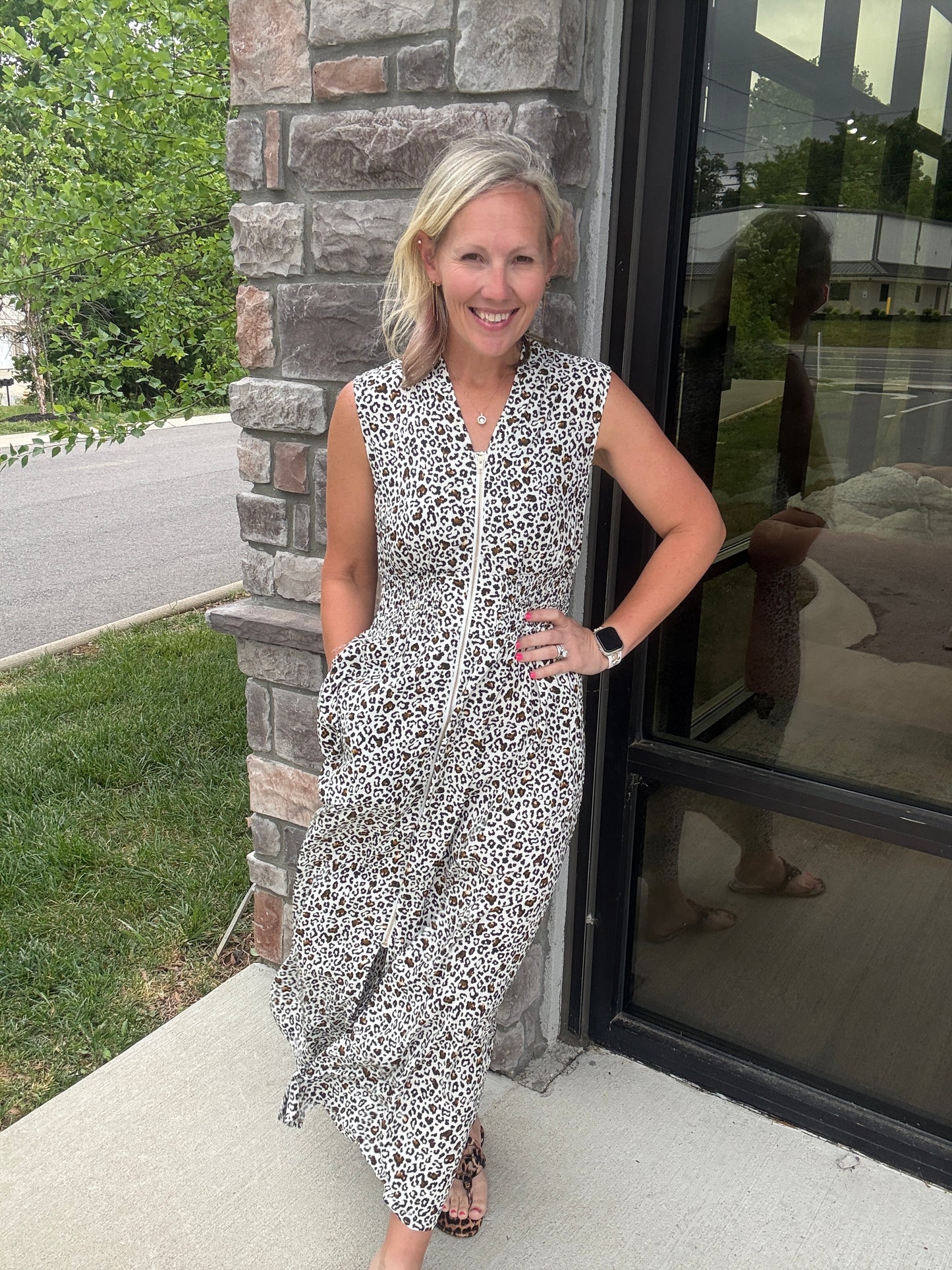 Wild Card Zip Dress
