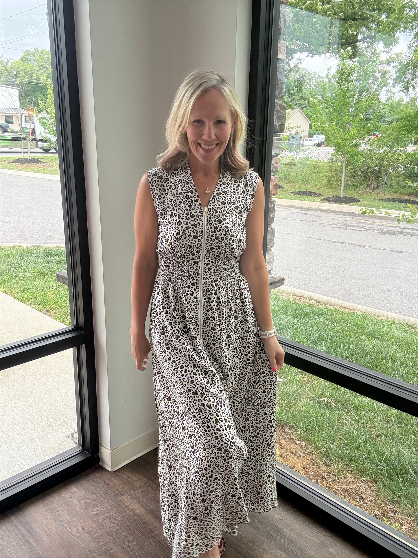 Wild Card Zip Dress