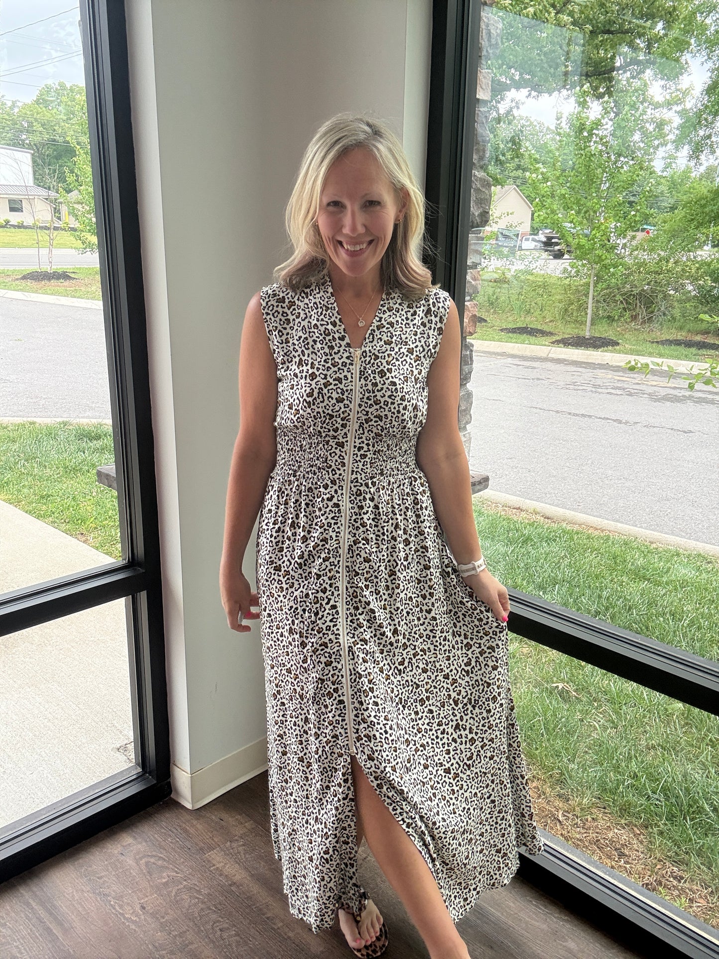 Wild Card Zip Dress