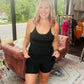 Setting Records Tennis Dress: Black