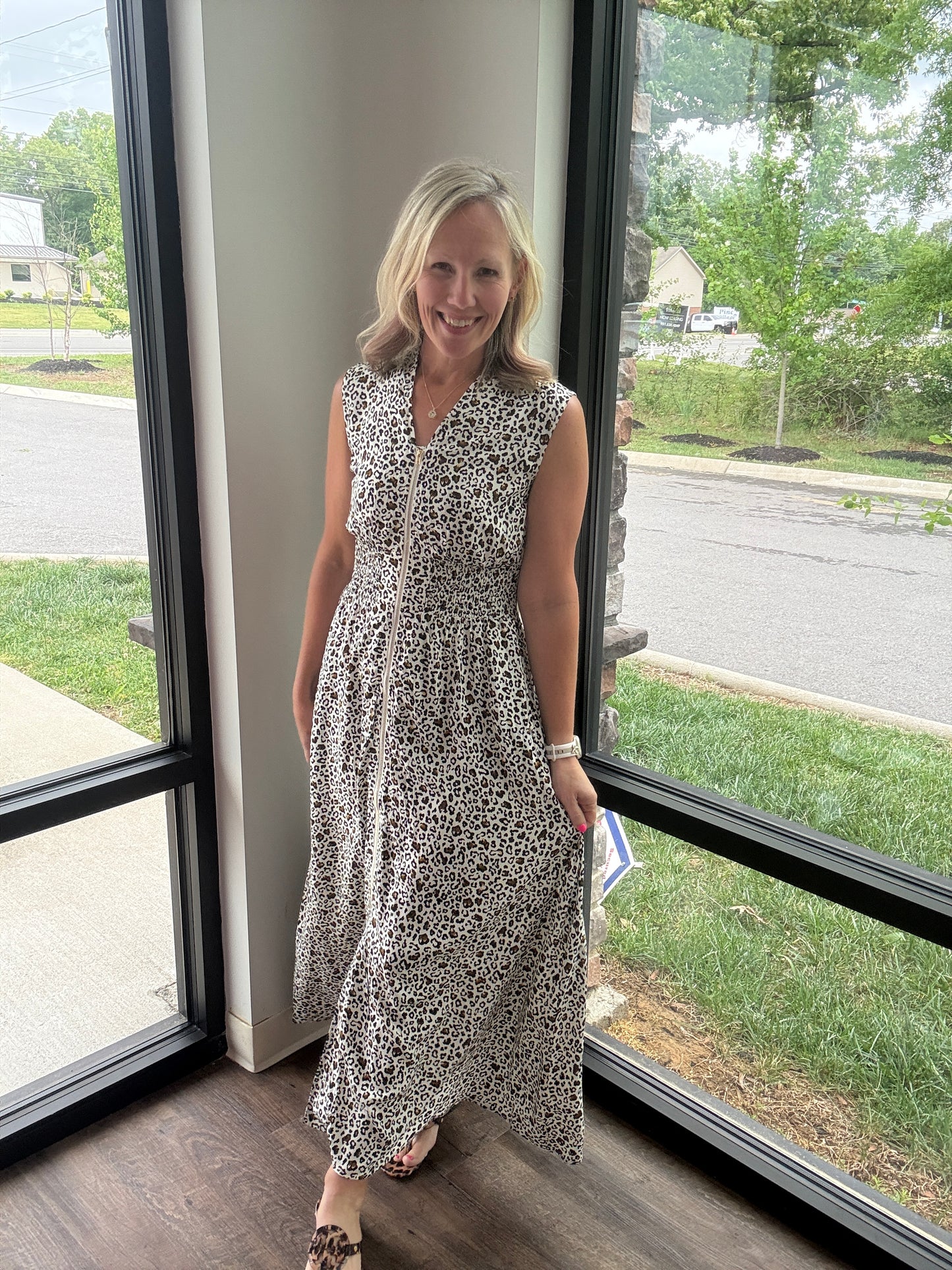 Wild Card Zip Dress