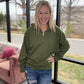 On the Go Luxe Pullover- Green