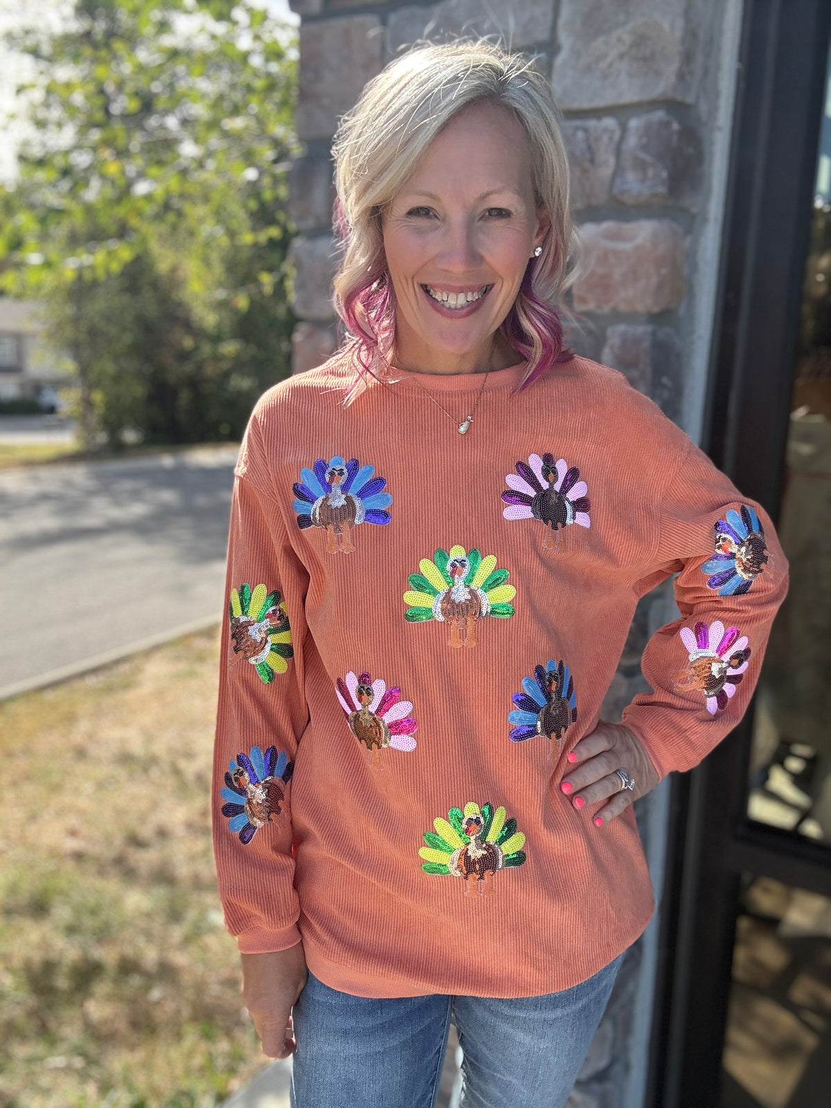 Talk Turkey To Me Sweatshirt