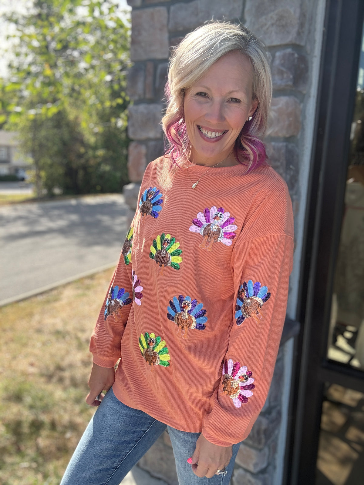 Talk Turkey To Me Sweatshirt