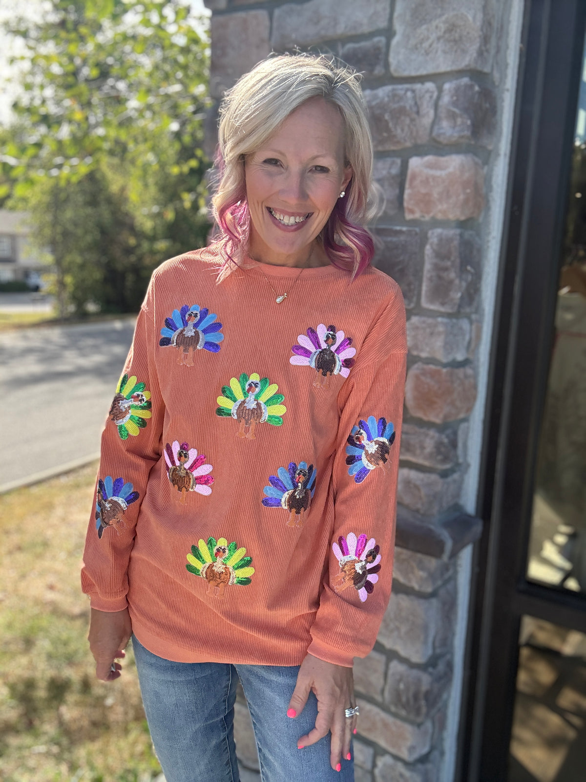 Talk Turkey To Me Sweatshirt