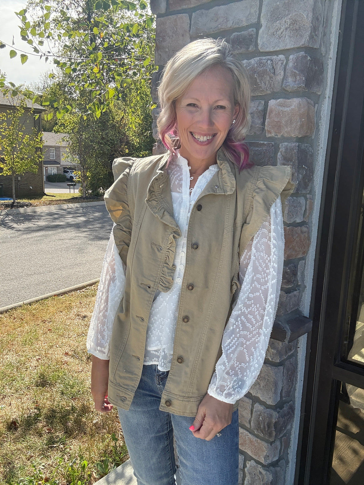 A Little Ruffle Vest