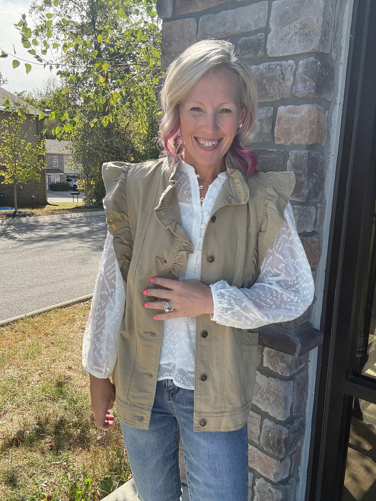 A Little Ruffle Vest