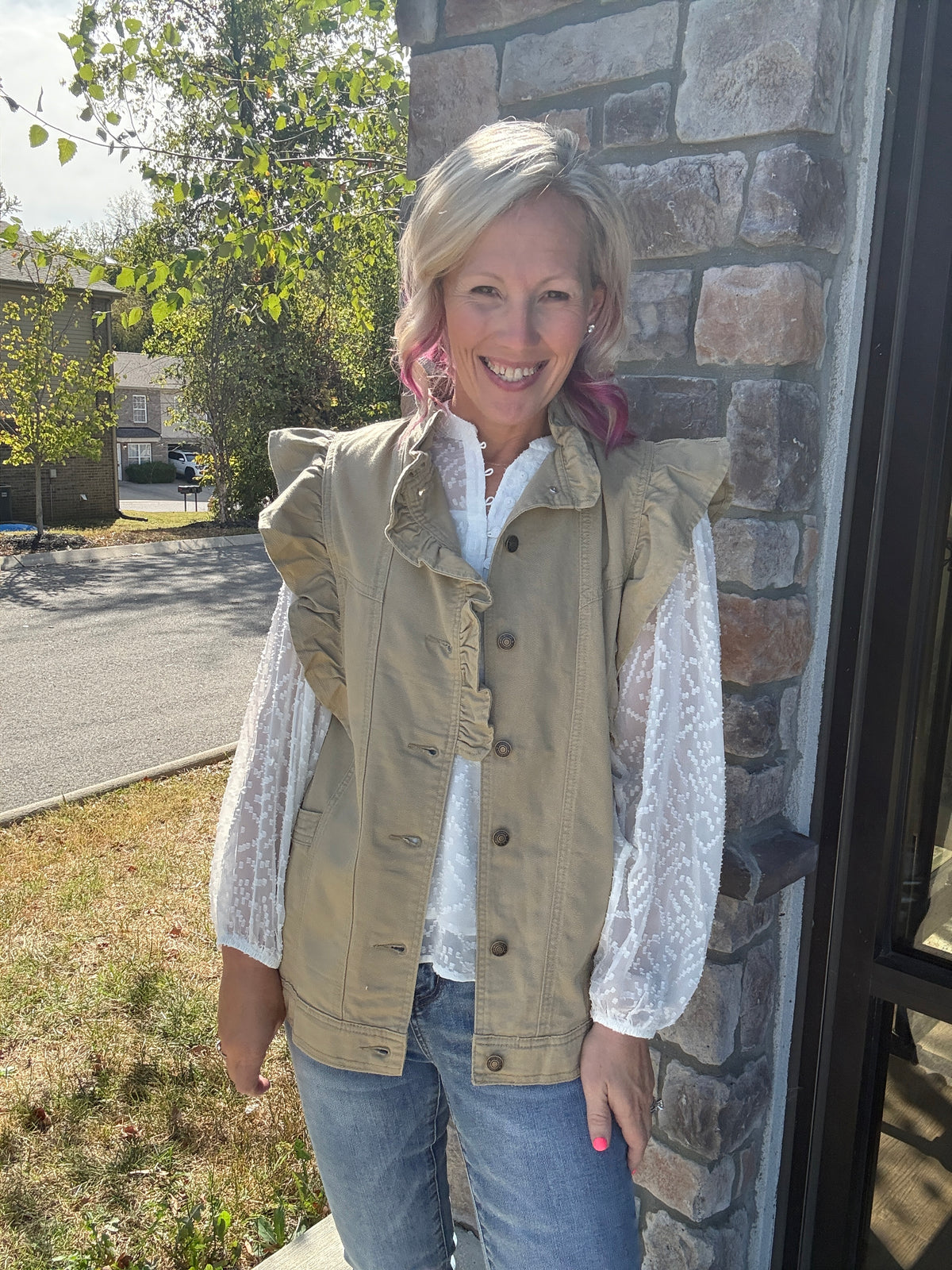 A Little Ruffle Vest