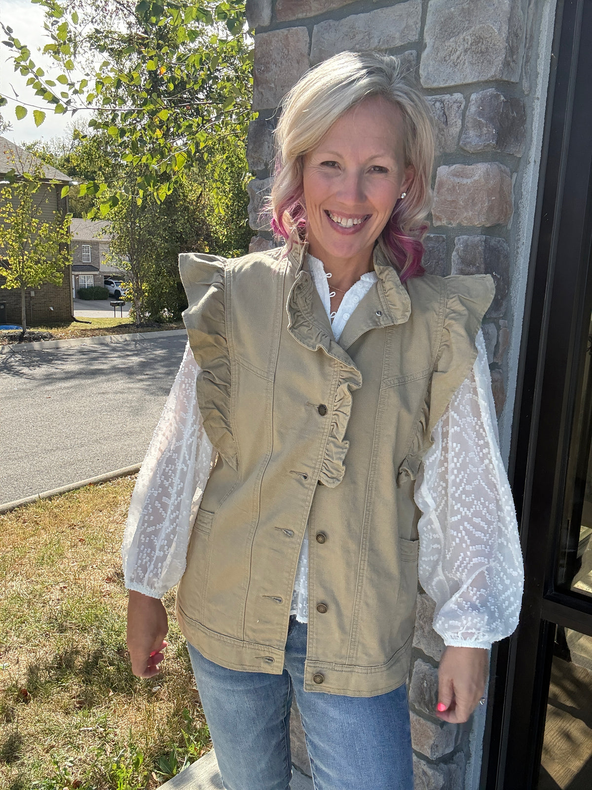 A Little Ruffle Vest