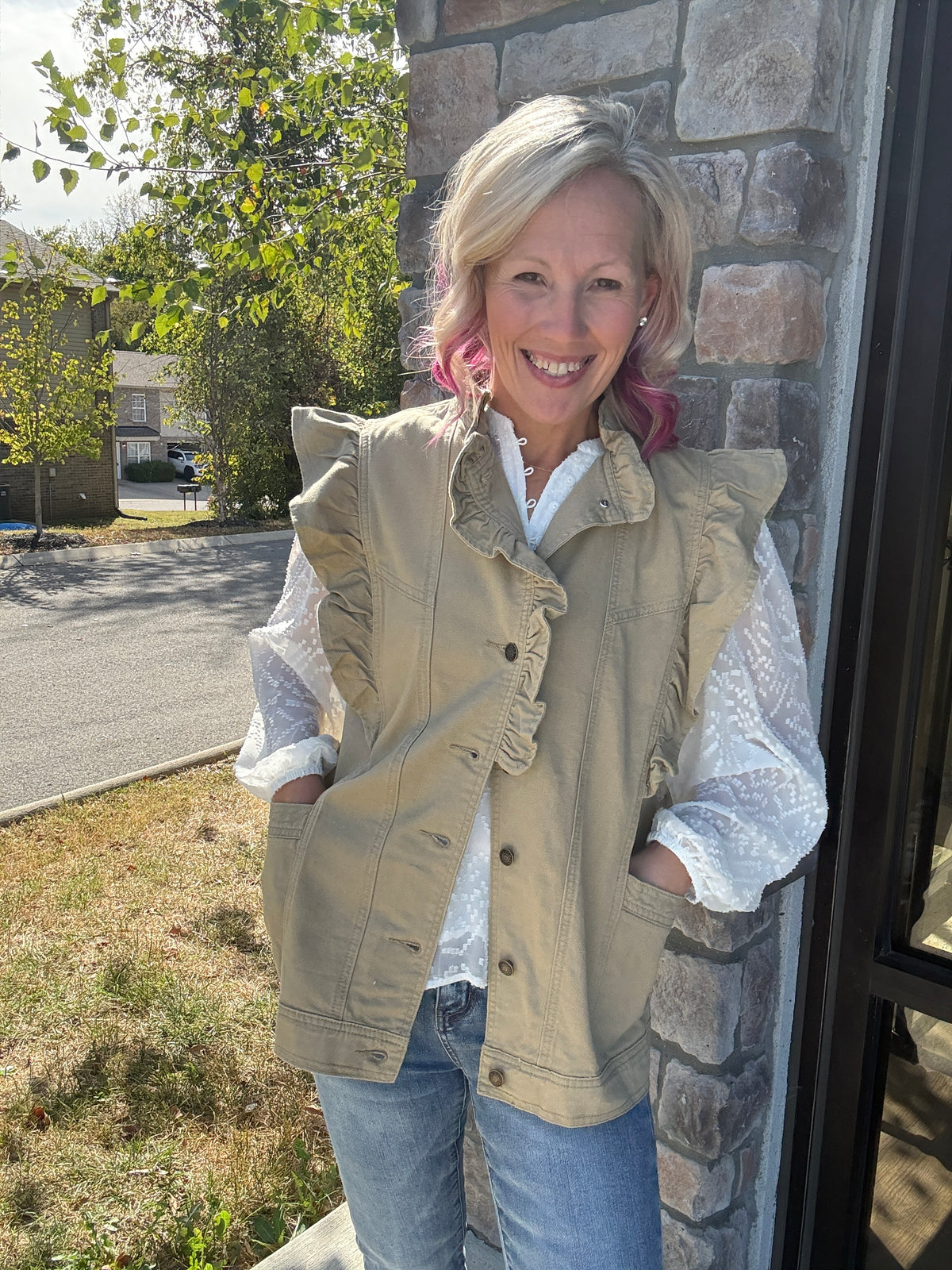 A Little Ruffle Vest