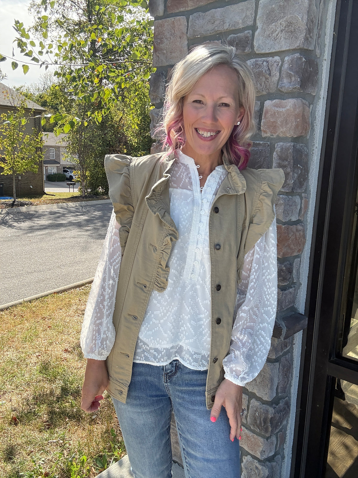 A Little Ruffle Vest