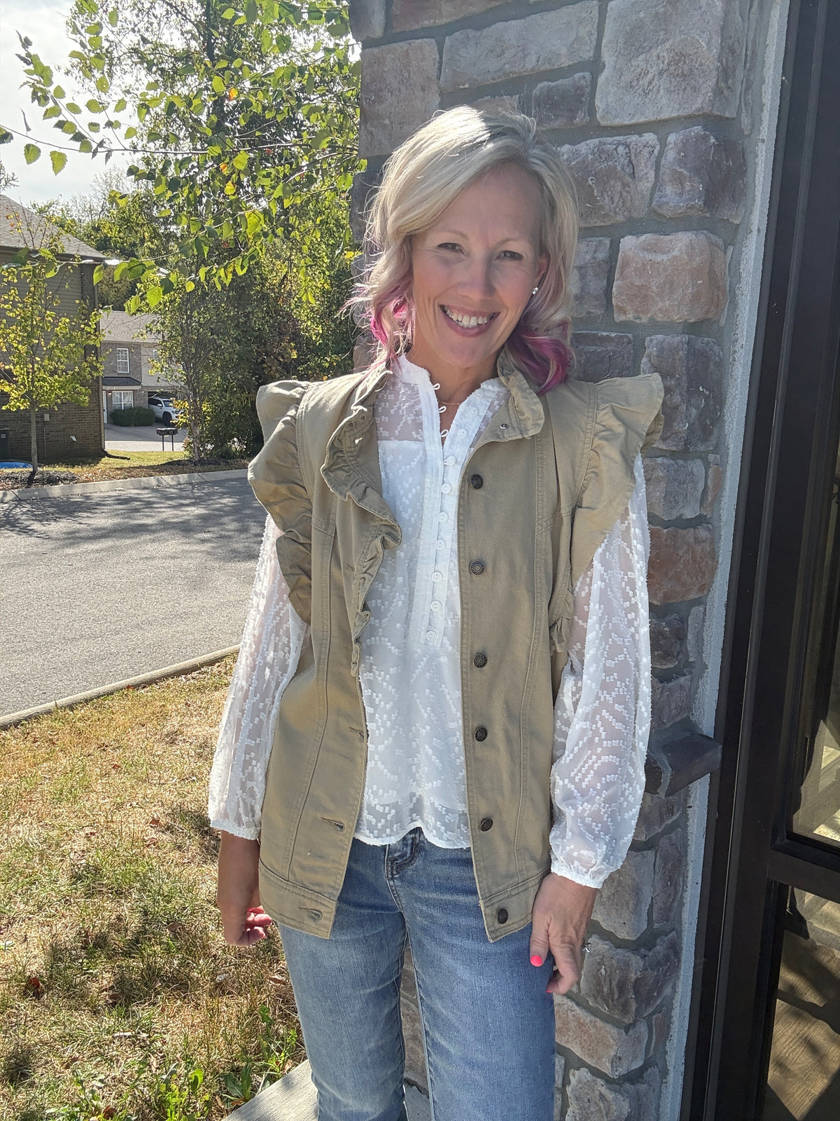 A Little Ruffle Vest