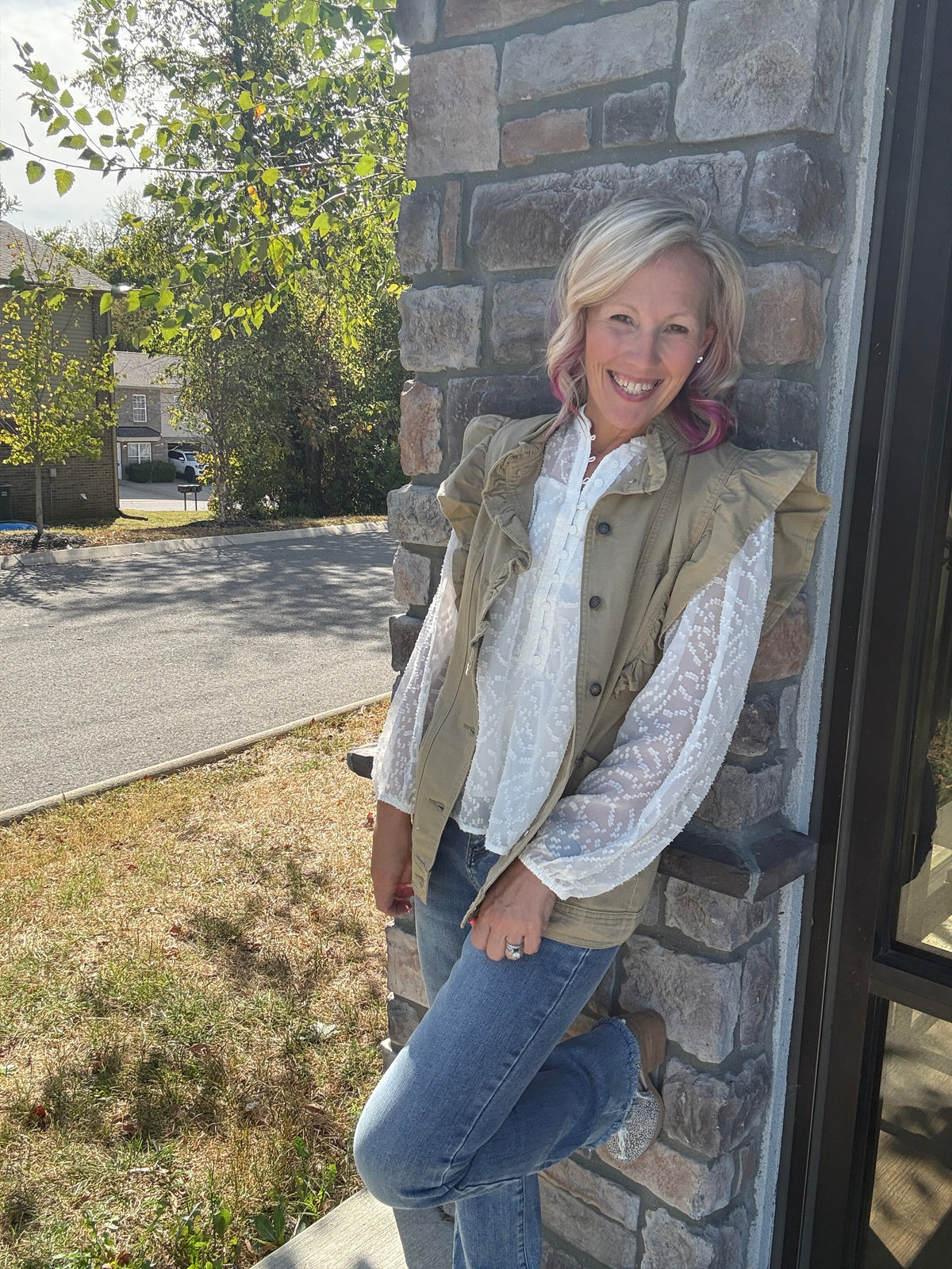 A Little Ruffle Vest