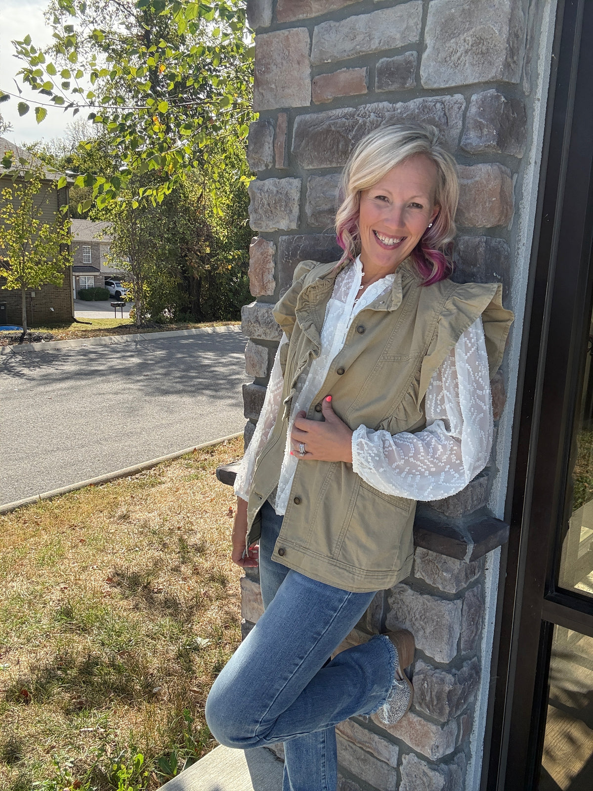 A Little Ruffle Vest