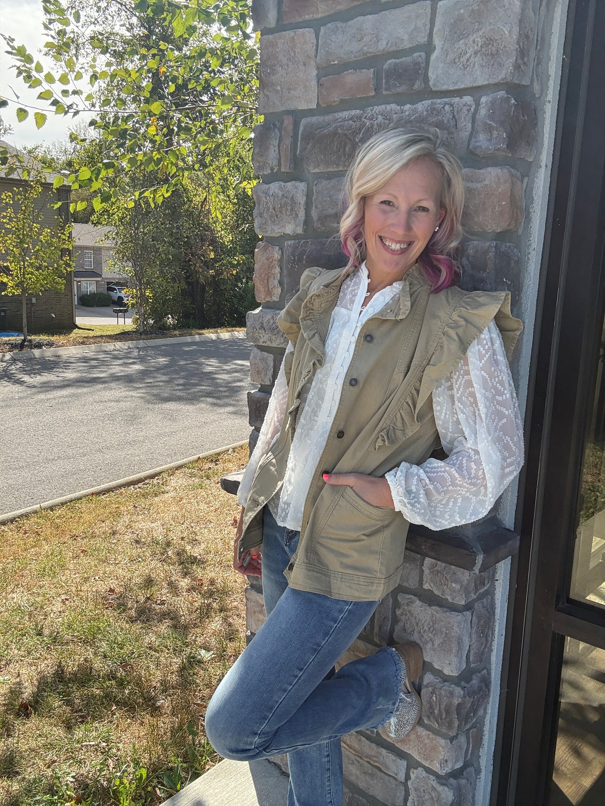 A Little Ruffle Vest