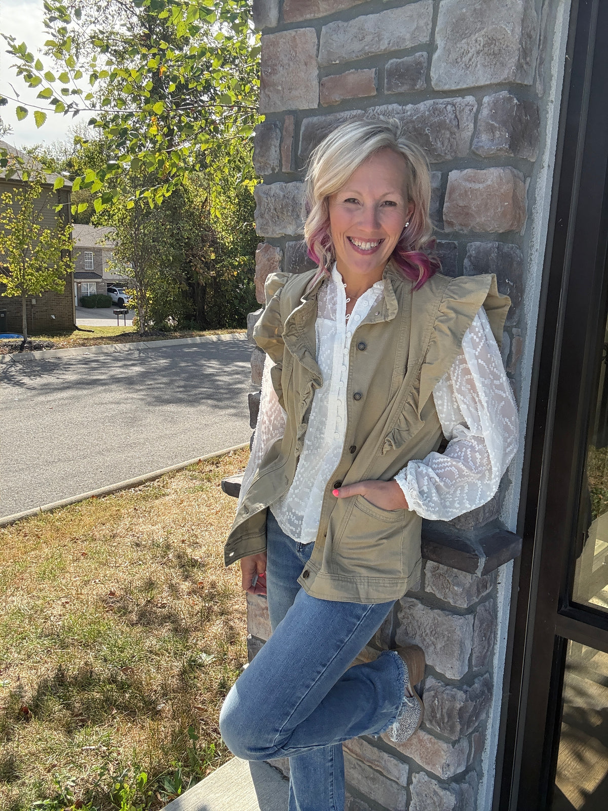 A Little Ruffle Vest