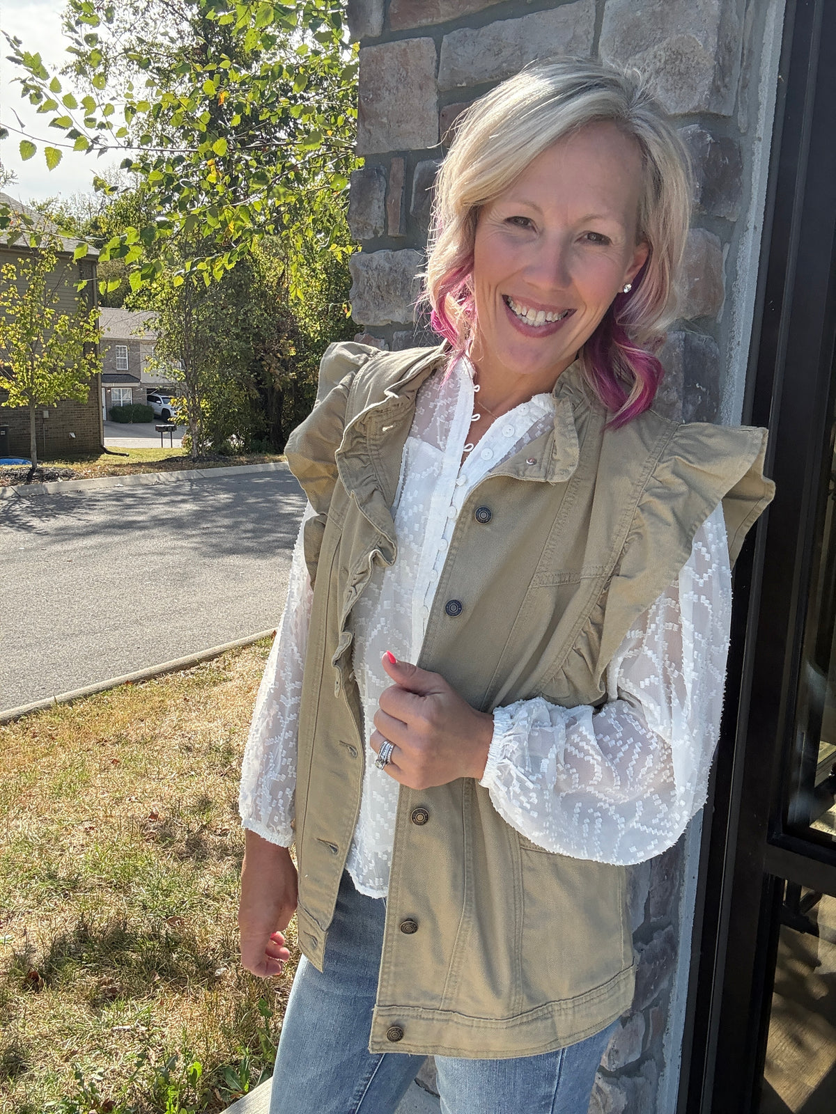 A Little Ruffle Vest