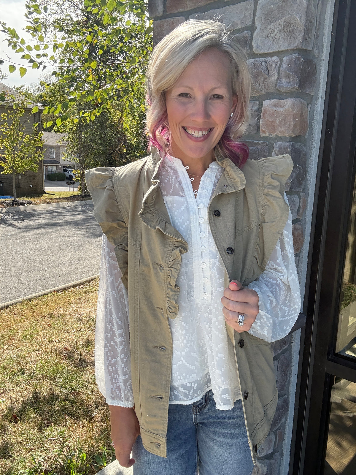 A Little Ruffle Vest