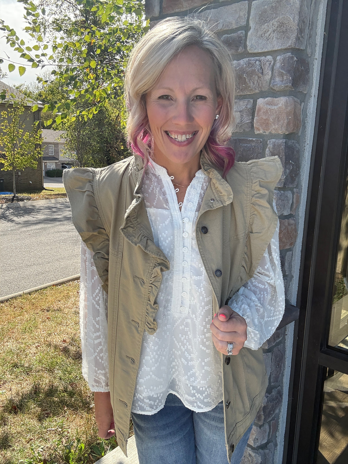 A Little Ruffle Vest