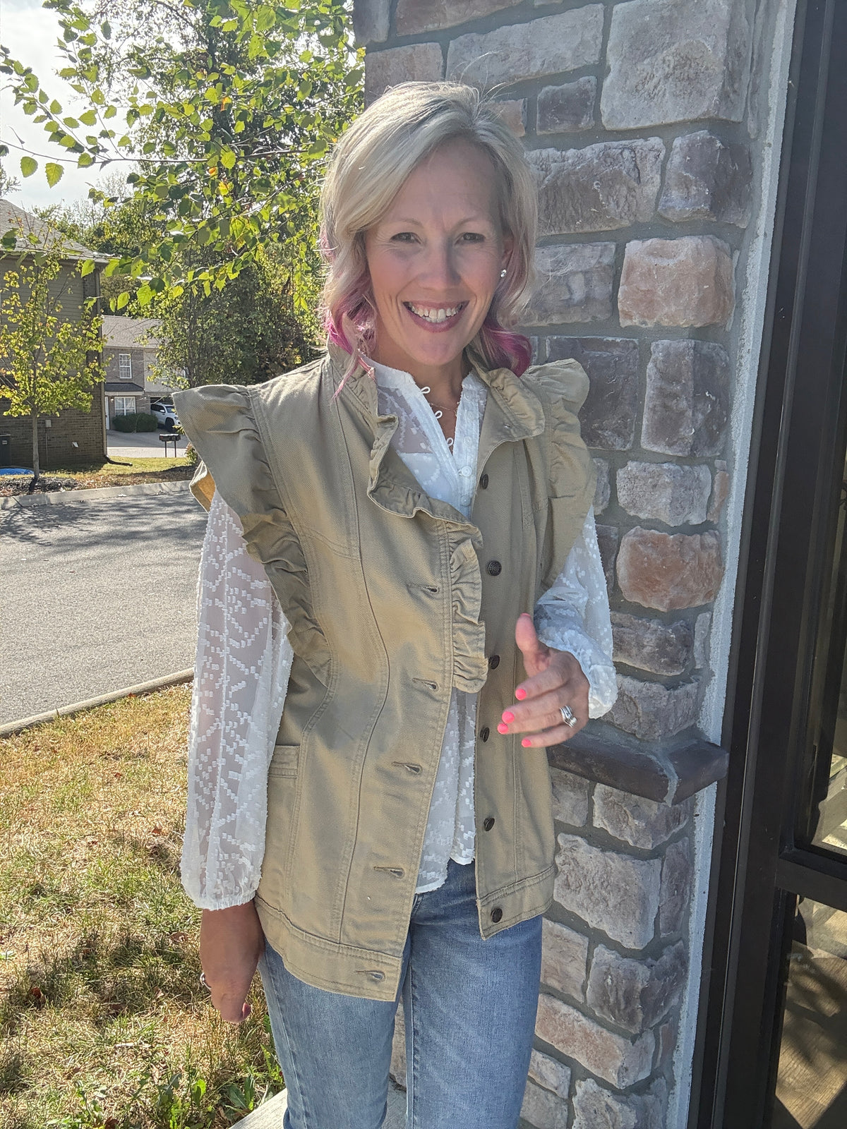 A Little Ruffle Vest