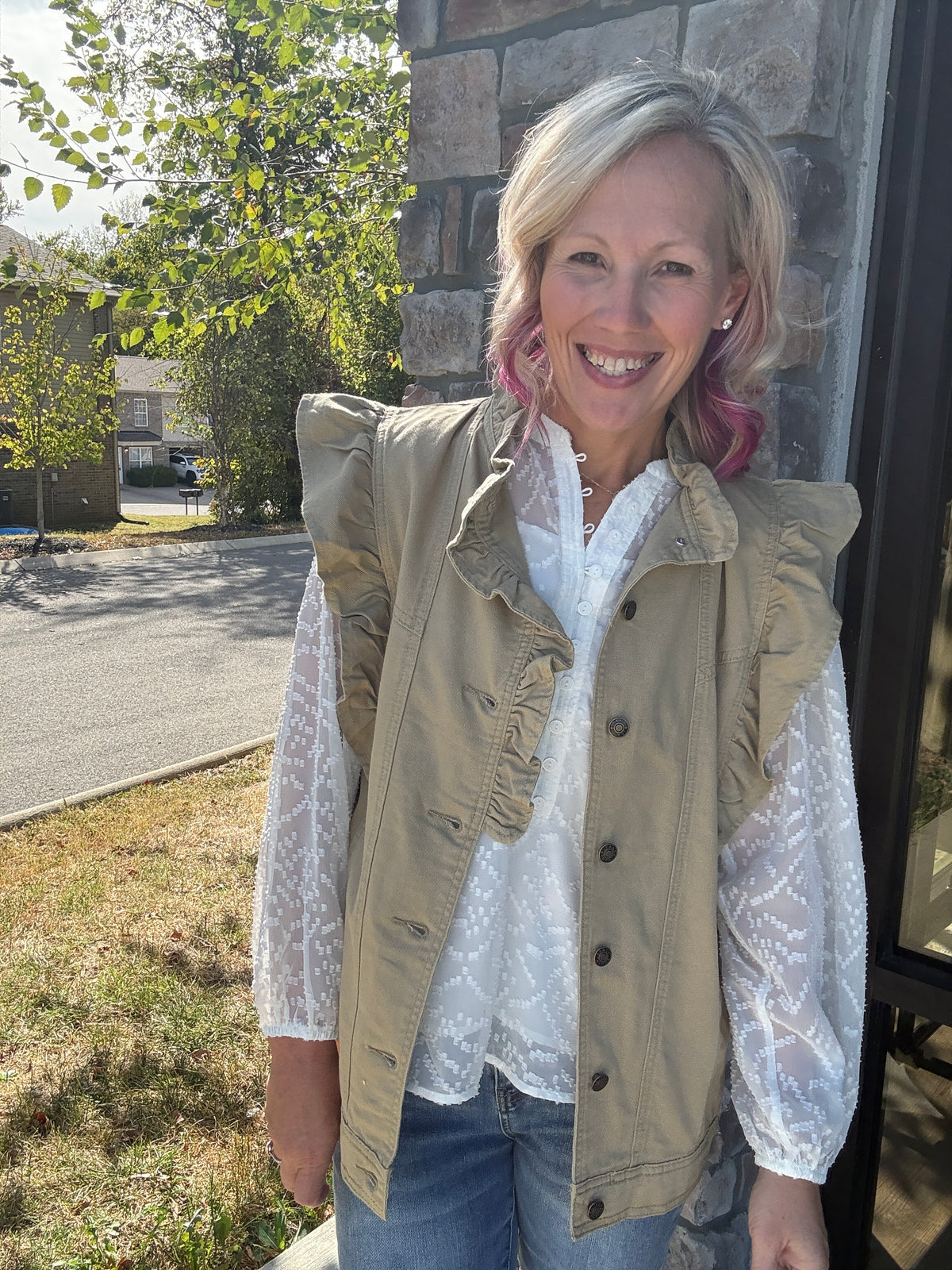 A Little Ruffle Vest
