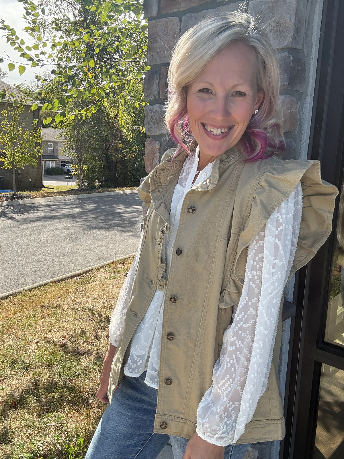 A Little Ruffle Vest