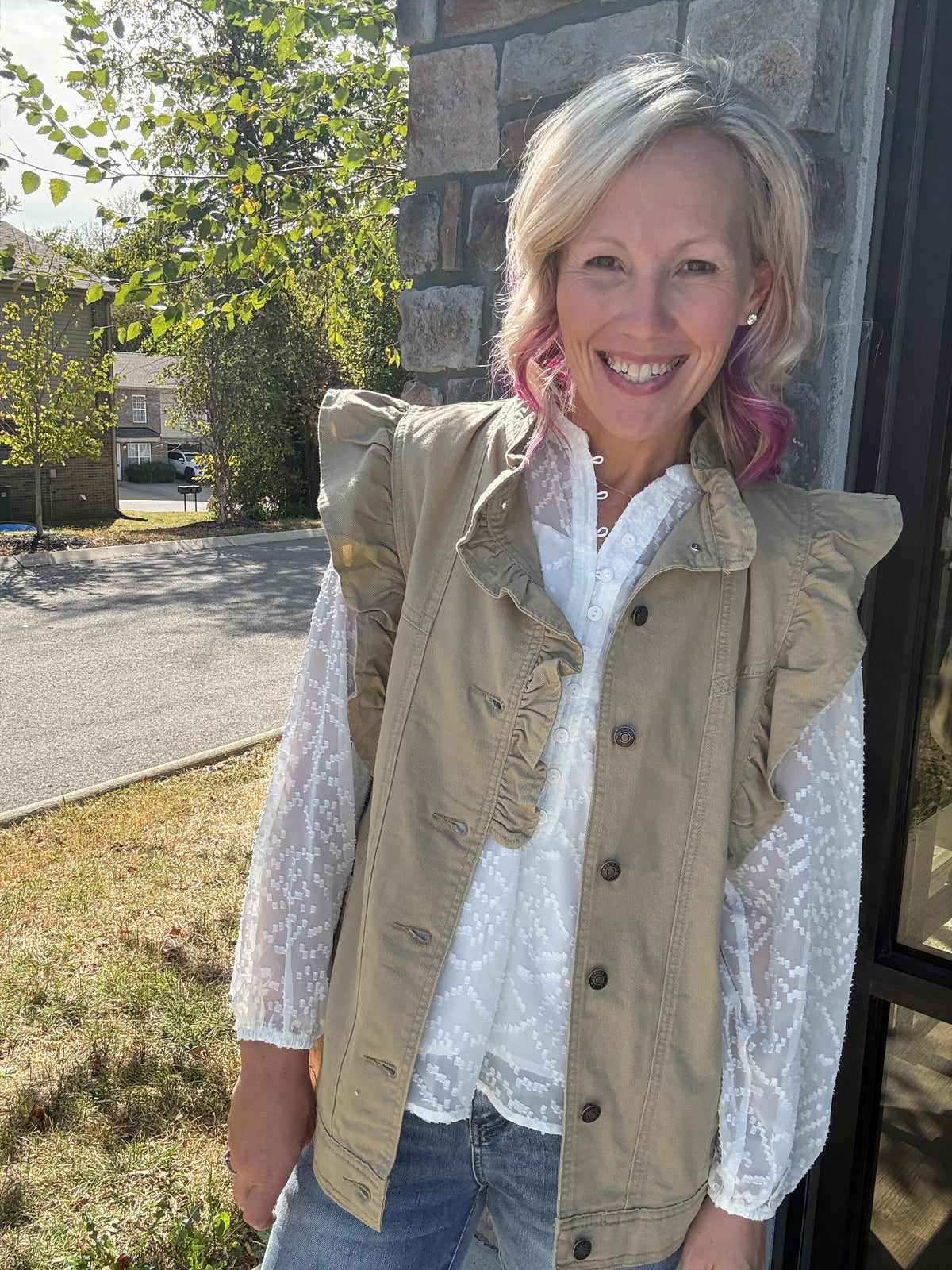 A Little Ruffle Vest