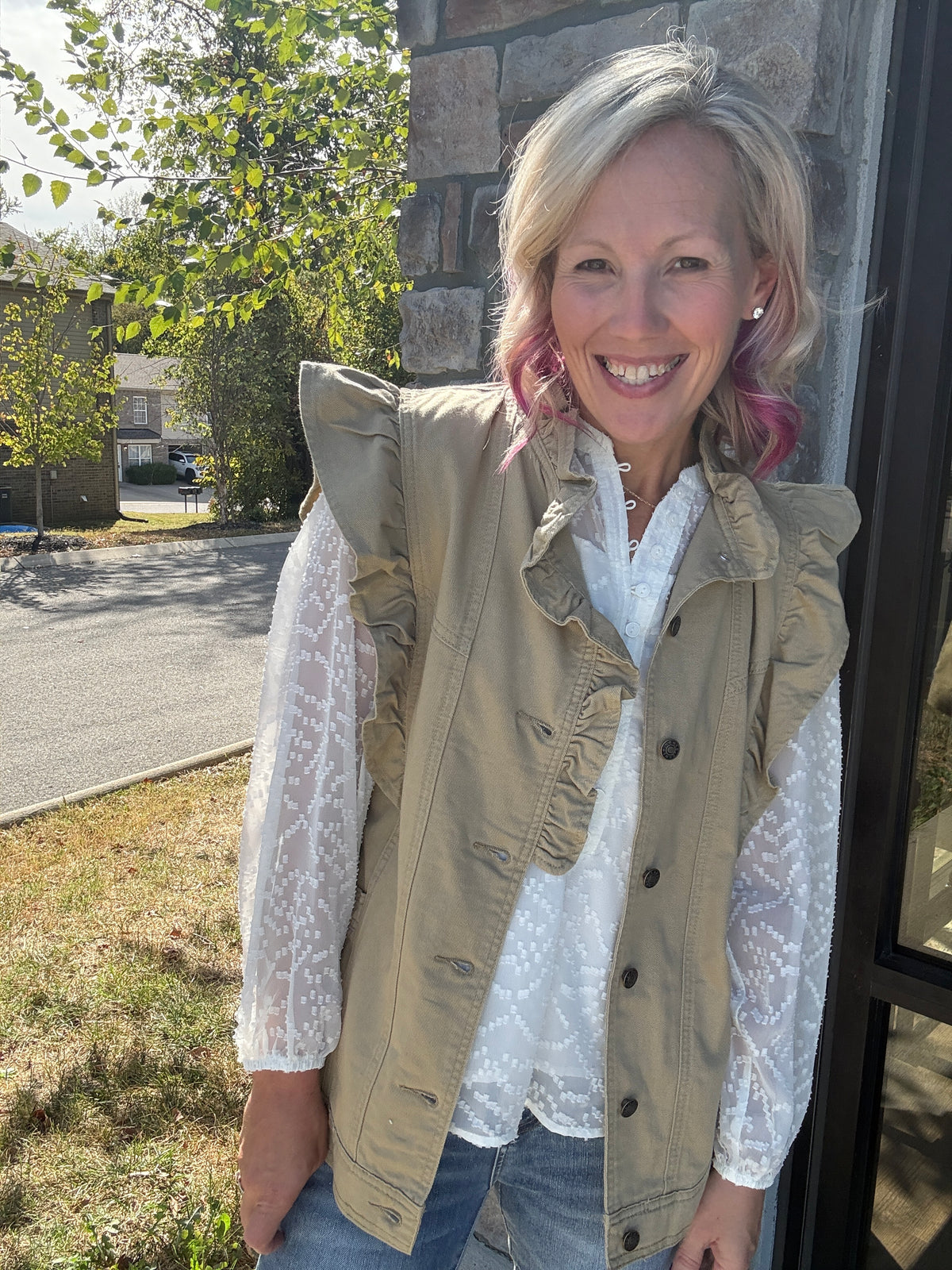 A Little Ruffle Vest
