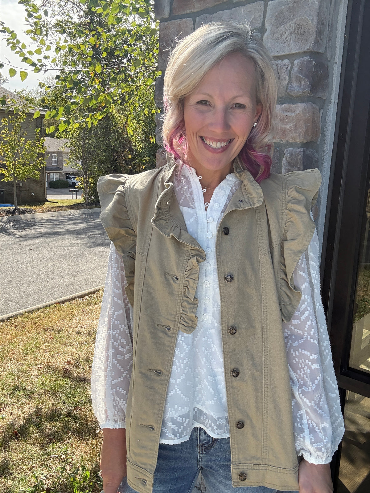 A Little Ruffle Vest