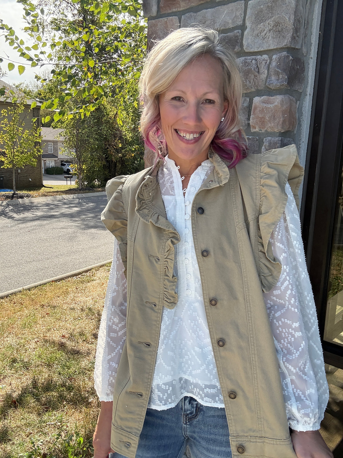 A Little Ruffle Vest