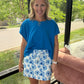 Watercolor Blossom Skort