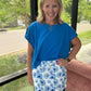 Watercolor Blossom Skort