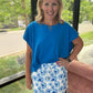 Watercolor Blossom Skort